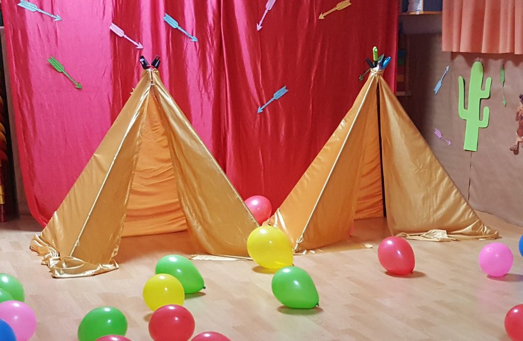 Campamento Indio Toys Pure Con Muñecos Flexibles - Juego De Miniaturas Para Niños, Desarrolla Creatividad